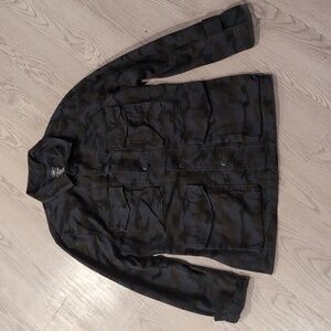 Excellent Condition Save Khaki United Navy Blue Camo Jacket Size M